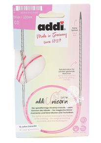 Спицы круговые Addi Unicorn Lace с удлиненным кончиком