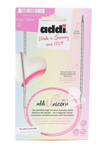 Спицы круговые Addi Unicorn Lace с удлиненным кончиком