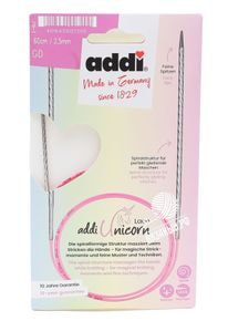 Спицы круговые Addi Unicorn Lace с удлиненным кончиком