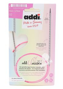 Спицы круговые Addi Unicorn Lace с удлиненным кончиком