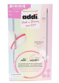 Спицы круговые Addi Unicorn Lace с удлиненным кончиком