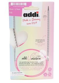 Спицы круговые Addi Unicorn Lace с удлиненным кончиком