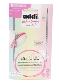Спицы круговые Addi Unicorn Lace с удлиненным кончиком