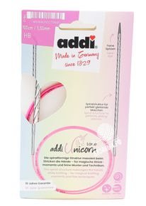 Спицы круговые Addi Unicorn Lace с удлиненным кончиком