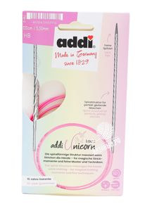 Спицы круговые Addi Unicorn Lace с удлиненным кончиком