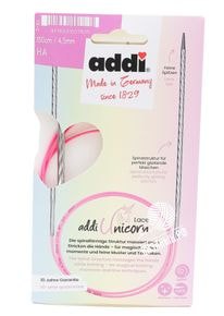 Спицы круговые Addi Unicorn Lace с удлиненным кончиком