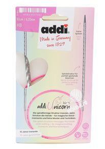 Спицы круговые Addi Unicorn Lace с удлиненным кончиком