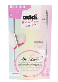 Спицы круговые Addi Unicorn Lace с удлиненным кончиком