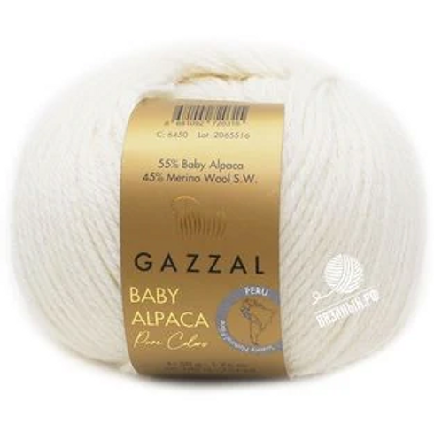 Пряжа Gazzal Baby Alpaca Pure Colors (50г)