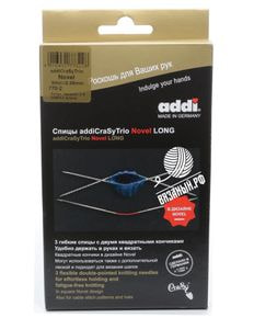Спицы круговые AddiCraSy TrioNovel Long кубические