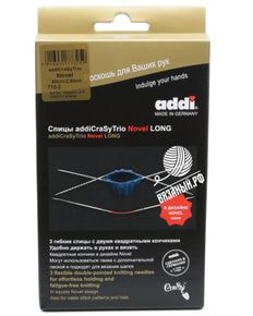 Спицы круговые AddiCraSy TrioNovel Long кубические