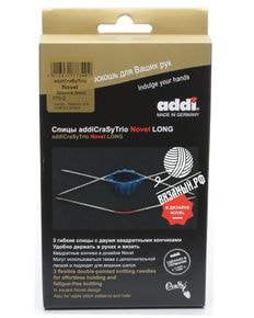 Спицы круговые AddiCraSy TrioNovel Long кубические