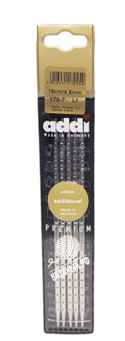 Спицы Addi Спицы чулочные квадратные Addi Novel Quintett, 3,5 мм, 20 см