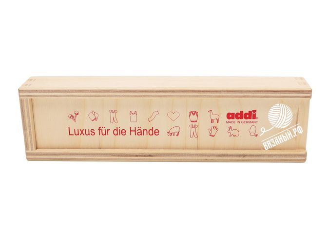 Принадлежности для вязания Addi Футляр для крючков Addi, 19 см х 5 см х 3 см