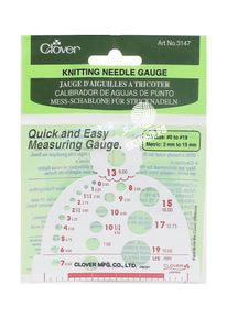 Шаблон для измерения спиц Clover (2−15 мм), арт. 3147