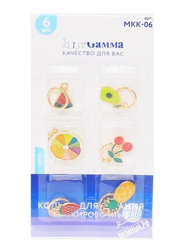 Gamma Маркировочные кольца Gamma MKK-06 с подвесками, набор (6 шт)