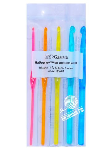 Крючки Gamma Набор крючков Gamma SV-01, 3−7 мм, 15 см