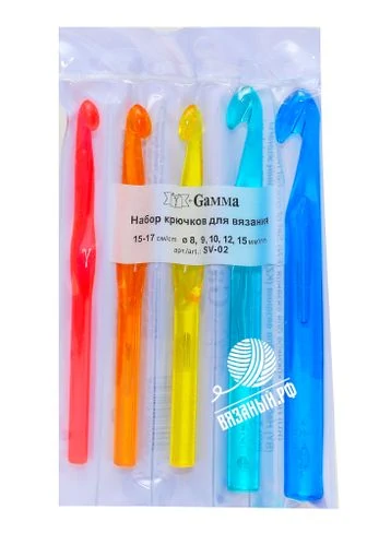 Gamma Набор крючков Gamma SV-02, 8−15 мм, 15−17 см