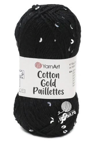 YarnArt Cotton Gold Paillettes