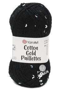 Cotton Gold Paillettes