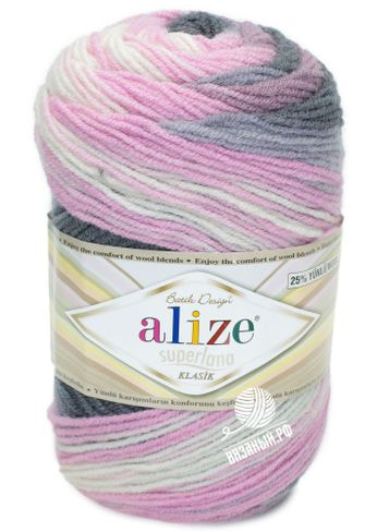 Пряжа Alize Superlana Klasik Batik